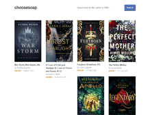 Tablet Screenshot of choosesoap.org